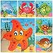 Wooden Blocks for 3 4 5 Years Old Toddlers Kids ... (Sea Animals)
