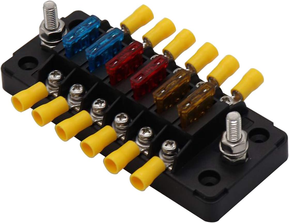 Marine Fuse Block With Negative Bus