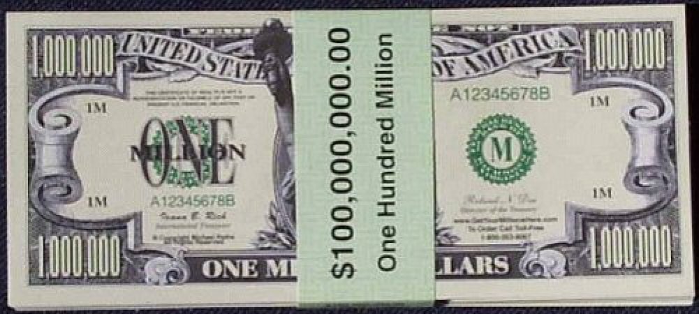 Buy Set Of 100 Million Dollar Bills Online At Low Prices In India Amazon In