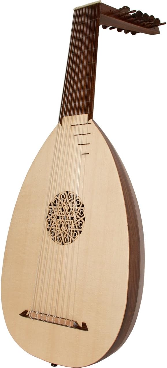 Sheesham & Canadian Spruce 8-Course Lute w/Gig Bag