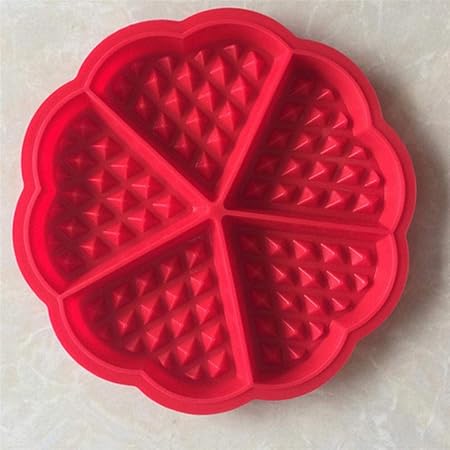 Molde de gofres de silicona Horno de microondas Pastel de ...