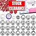 Cake Decorating Supplies Kit 56-in-1 Cake Supplies Nozzles Set with 33pcs Professional Stainless Steel Icing Tips, 1 Reusable Couplers, 1 Flower Nail, 20 Disposable Pastry Bag & 1 Reusable Pastry Bag
