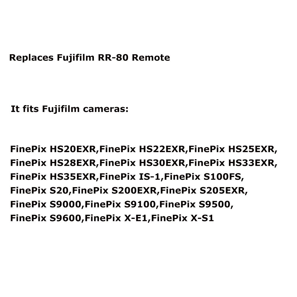 Amazon.com: JJC Timer Remote Control Shutter Release Cord for Fuji Fujifilm  FinePix X-S1,X-E1,S9600,S95500,S205EXR,S200EXR,HS33EXR,HS28EXR,S25EXR,IS-1  ...