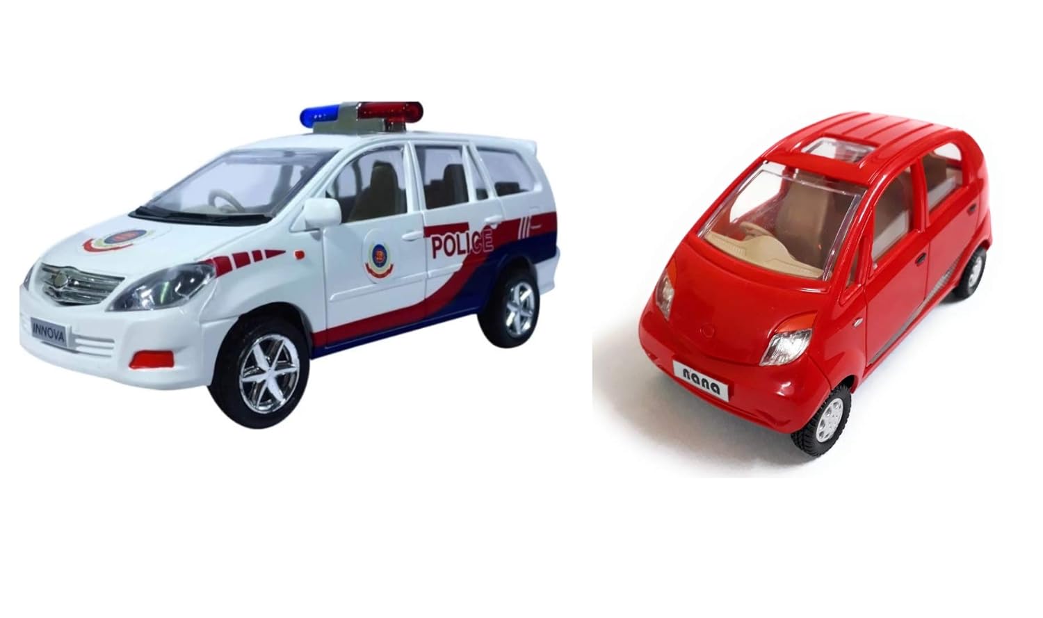 red police car toy