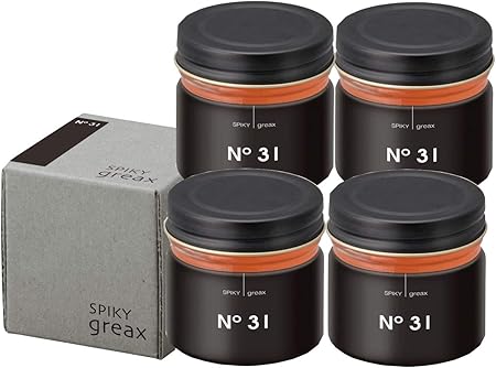 Amazon 4個セット イリヤコスメティクス スパイキー グリークス 31 60g 水で流せるスタイリング剤 ノーブランド品 ヘアワックス ポマード 通販