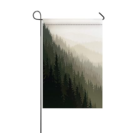 Amazon Com Lidu Forest Garden Flags House Banner Decorative