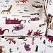Emall Life Kid's Armchair Children's Roundy Chair Cartoon Sofa Wooden Frame (Animals)