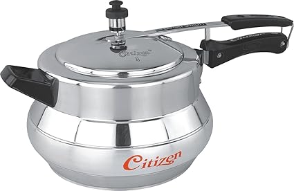Citizen Marvel Mirror Finish Inner Lid Pressure Cooker with Mirror Finish, 2 Litres