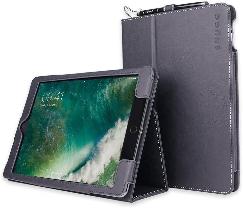 Snugg iPad Air 2 Case, Riverside Blue Leather Smart Case Cover Apple iPad Air 2 Protective Flip Stand Cover with Auto Wake/Sleep