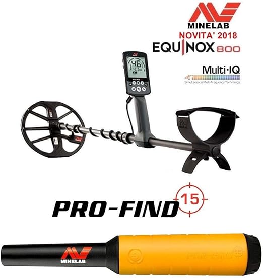 MINELAB - Detector de Metales MINELAB Equinox 800 + Pro-Find 15 ...