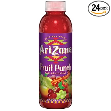Amazon Com Arizona Fruit Punch 20 Ounce Pack Of 24 Grocery Gourmet Food