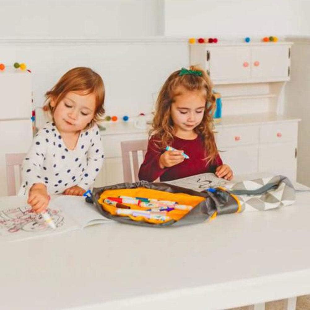 Schildeng Seau De Stockage De Jouet Sac De Rangement Par Cordon De Jeu De Tapis De Nettoyage Rapide De Jouet Et De Recipient De Rangement Pour Les Enfants Sacs A Jouets Jeux