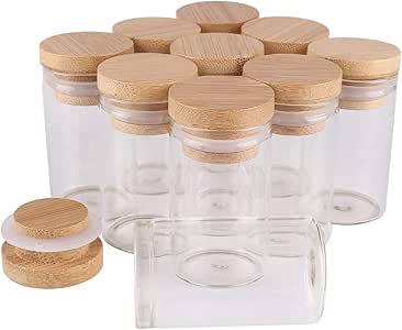 YYLL Juegos de recipientes 20 ml 30 * 50mm Almacenamiento Frasco con 24