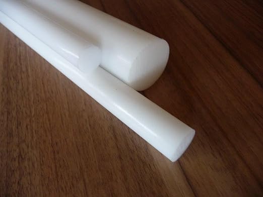 Teflon PTFE Rundstab weiß, Ø 10 mm - 50 mm, Wunschlänge alt-intech® (Ø 35 mm, 500 mm)