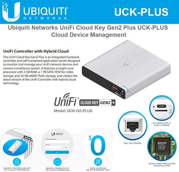 unifi protect cloud key