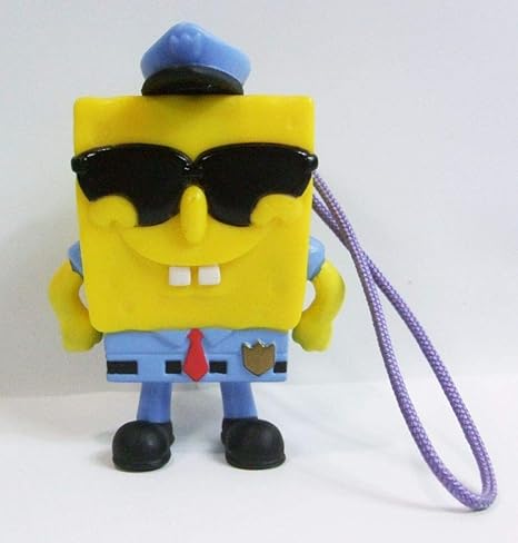 Amazon マクドナルド ハッピーセット スポンジ ボブ 警察官 スライド ショーフィギュア ストラップ フィギュア ドール 通販