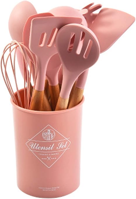Amazon Xinfeng 11点セット キッチンツール 調理器具 セット 調理器具ツール 台所用品セット クッキングツール 器具 キッチン用品 ピンク ツールセット オンライン通販
