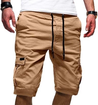 expandable waist cargo shorts