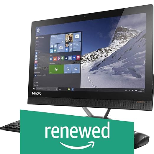 (Renewed) Lenovo F0D7U 49.53 cm AllinOne Desktop, Black Amazon.in