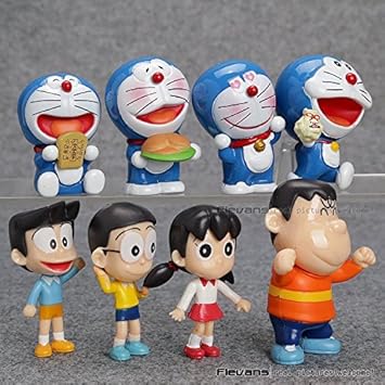 Buy Doraemon Set 8 Figures 8 Figures Set Nobita Shizuka Takeshi Suneo Item G839gj Uy W8ehf3200886 Online At Low Prices In India Amazon In