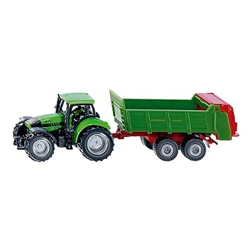 Siku Metal Diecast Tractor with Universal Manures Spreader