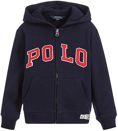 polo patch hoodie