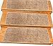 Ottomanson Comfort Collection Carpet Stair Treads, Treads-14 Pack, Solid Camel, 14 Count