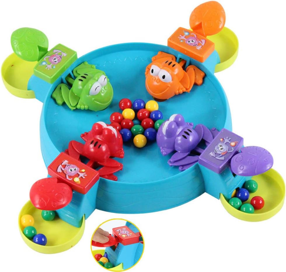 Games Toys Frogs Eating Beans Children Desktop Interactive Parenting Game Puzzle Toys for Kids Adult