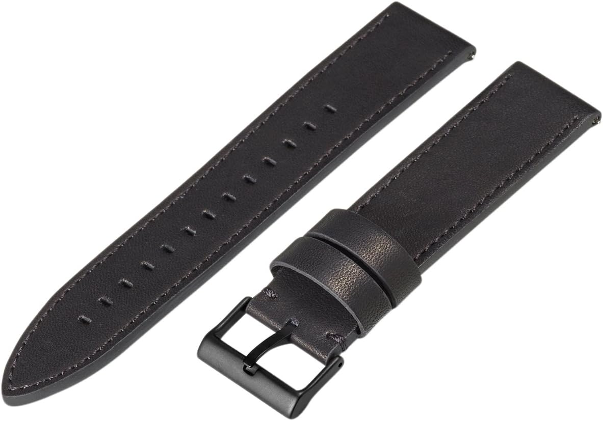 MyBasis Peak Leather Noir Black Strap (900-00027-01)