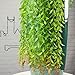 6 Bunches Green Artificial Silk Hanging Vine Plant Willow Leaves for Home Garden Outdoor Wall Decoration
