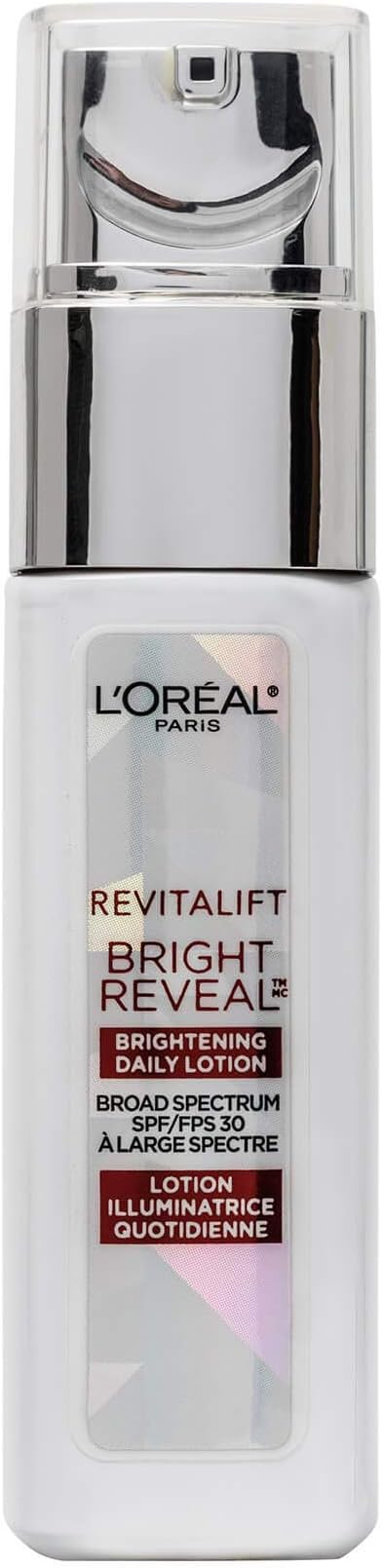 loreal bright reveal brightening day moisturizer spf 30