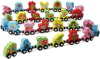 magnetic alphabet train