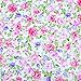 iNee Pink Floral Fat Quarters Quilting Fabric Bundles, Sewing Fabric for Quilting Crafting, 18