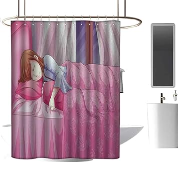 Amazon Com Denruny Shower Curtains Green Anime Cartoon Amazon Com Denruny Shower Curtains Green Anime Cartoon