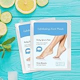 2 Pairs Exfoliating Foot Peel Mask For Soft, Smooth Feet- Peeling Away Calluses & Dead Skin cells - Get Soft Baby foot in 1-2 Weeks by Vena Beauty