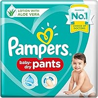 Pampers New Large Size Diapers Pants Monthly Box Pack, 128 Count