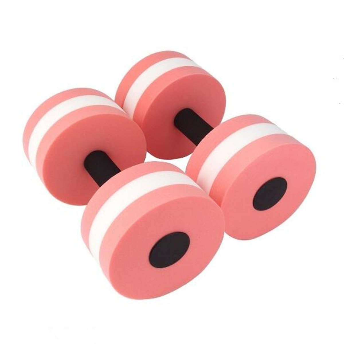 VERISA Water Aerobic Exercise Foam Dumbbells Pool Resistance 1 Pair, Water Fitness Exercises Equipment for Weight Loss 1 Pair - 3 Colors Available (PINK)