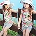 Mud Kingdom Little Girls Outfits Holiday One Shoulder Tops and Shorts Floral 4T Gray