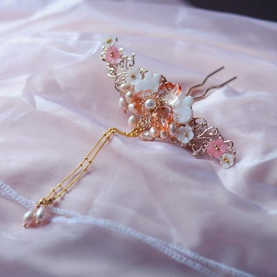 Amazon Co Jp 宮殿ヘアピンファッションナショナルスタイルヘアピンヘアピンレトロヘアピン子供タッセルヘアピンヘアアクセサリー10センチ 服 ファッション小物