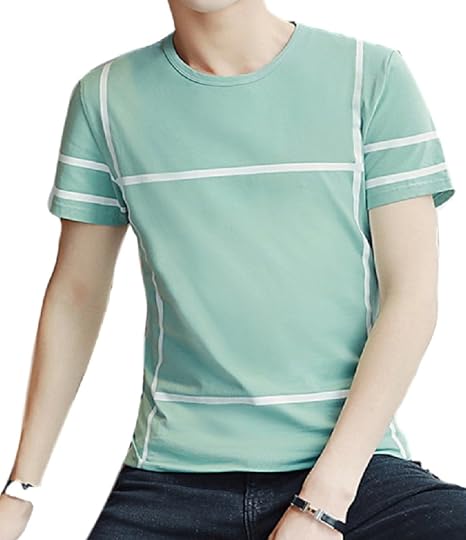 Amazon Atem Schlag Tシャツ メンズ 半袖 ライン パステルカラー トップス 1805su0010 Tシャツ カットソー 通販 Amazon Atem Schlag Tシャツ メンズ 半袖 ライン パステルカラー トップス 1805su0010 Tシャツ カットソー 通販