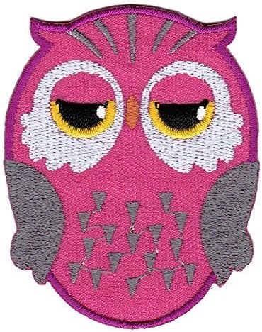 Owl Bird Sew-on Iron-on Patches for Kids Children Baby Embroidered Applique