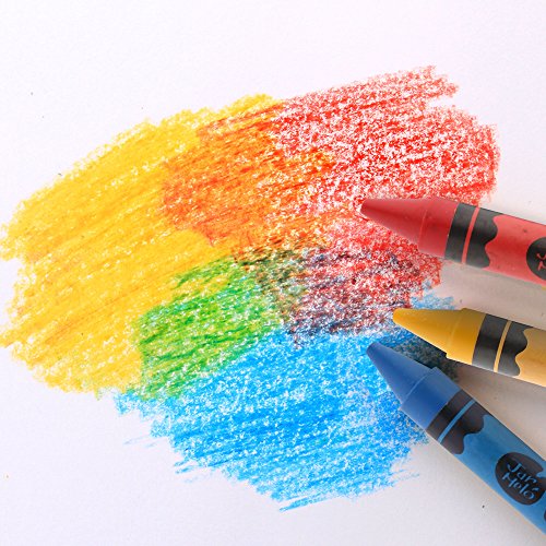 Bulk Buy: Jar Melo Washable Crayons 12 Colors- 8 Packs; Durable Crayons; Non Toxic; Art Tools