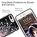 iPhone 8 Plus Case, iPhone 7 Plus Case, Maxdara[Screen Protector]Black Glitter Liquid Sparkle Protective Case Floating Bling Pretty Quicksand for Girls Children [Pass MSDS&SGS Safety Test] (RoseGold)