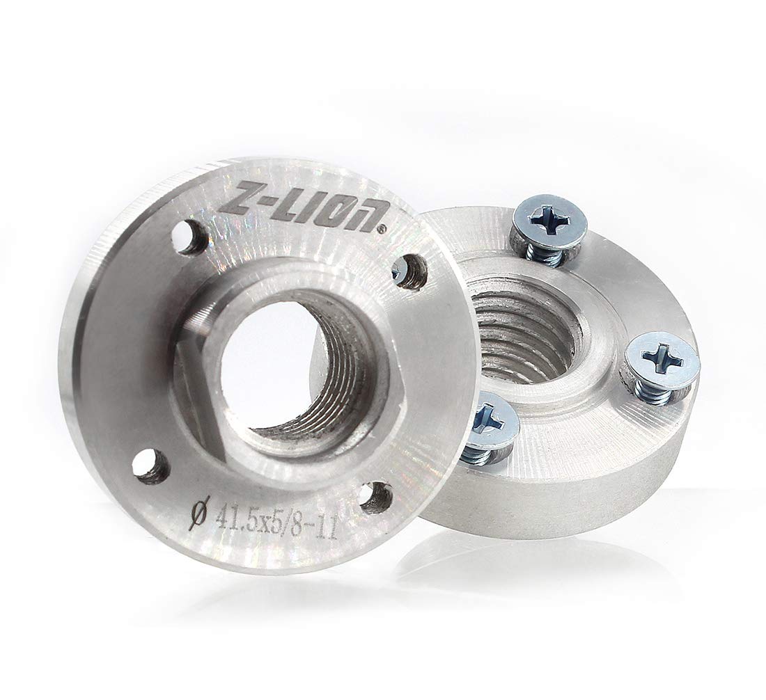 Z-LION Flush Mount Adapter 5/8-11 Flange Diamond Saw Balde Arbor Adaptor 2-Pcs