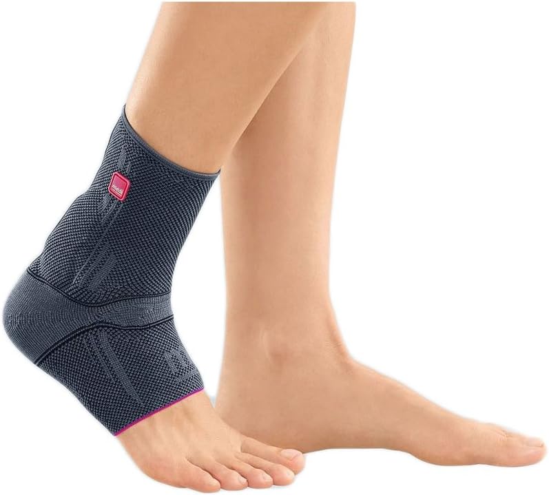 Achimed® ACHILLES TENDON SUPPORT WITH ANATOMICALLY SHAPED SILICONE INSERT, Silver, III, 8 3/4"-9 1/2"