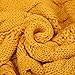Infinity Scarf for Women Winter Warm Knit Circle Loop Chunky Scarves for Ladies, Mustard Yellow