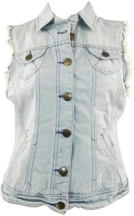 denim gilet ladies