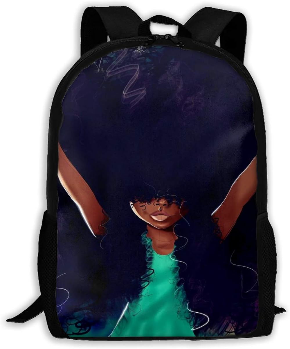 african american character backpacks
