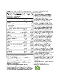 Jardín de vida Gummy Vitamina, mykind Organics Gummy para mujer Multivitamínico Prenatal,...