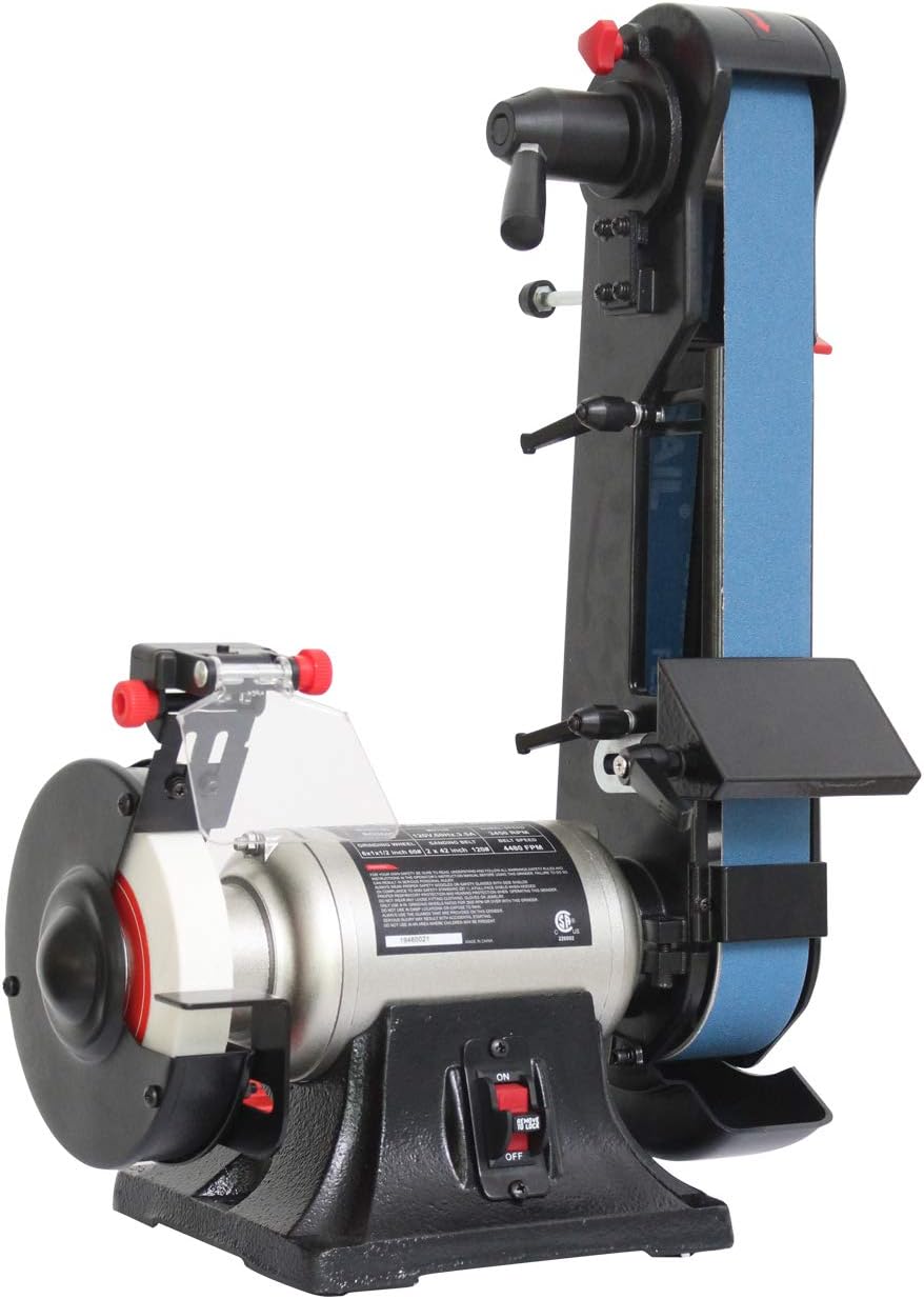 Bucktool Combo 2" x 42" Belt Sander 6" Bench Grinder, Knife Sharpener BG2600 - - 